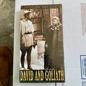 ORSON WELLES IN DAVID AND GOLIATH- VHS TAPE - Picture 1 of 6