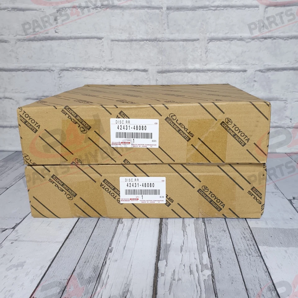 Discos de freno trasero izquierdo y derecho Lexus RX270/350\450H 2008-15 OEM42431-48080 originales Foto 1 de 1