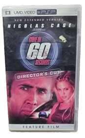 GONE IN 60 SECONDS: Director's Cut PSP UMD Video (PlayStation Portable, 2006)
