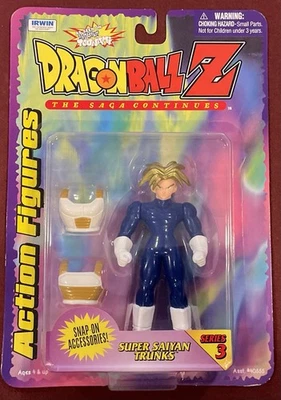 Dragonball Z The Saga Continues Series 3 Super Saiyan Trunks Figure NEW! - Image 1 of 4
