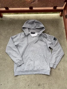 Under Armour American Flag Freedom Hoodie Size Large Grey Black - Picture 1 of 6