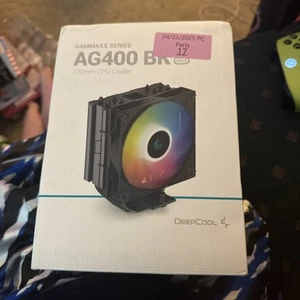 DeepCool AG400 BK ARGB Single-Tower CPU Cooler, 120mm Static ARGB Fan Gammaxx - Picture 1 of 2