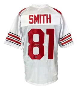 Jackie Smith St. Louis Signed White Football Jersey HOF 94 Sports Integrity - Picture 1 of 3