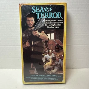 Sea Of Terror VHS Hijacking Of The Achille Lauro 1989 Torn Seal Karl Malden - Bild 1 von 6