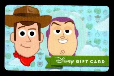 DISNEY Toy Story, Woody and Buzz, Personalized Gift Card ( $0 ) RARE - Image 1 of 2