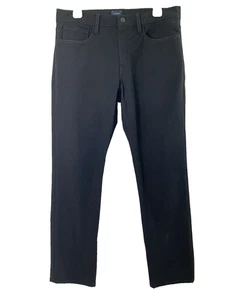 J. Crew Black Jeans Womens 32" W Straight Stretch Zip Pocket Mid Rise - Picture 1 of 12