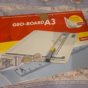 Zeichenbrett, Zeichenplatte A3 mit Schnellzeichendreieck, Aristo Geo AR703 - Bild 1 von 2