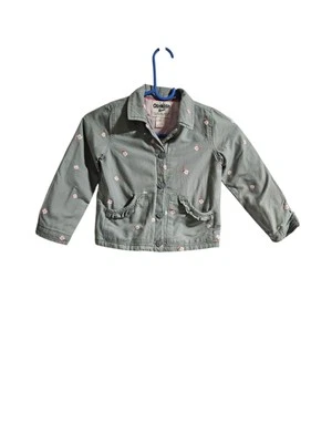 Chaqueta acolchada floral verde Oshkosh B’Gosh para niñas pequeñas 5T  Foto 1 de 4