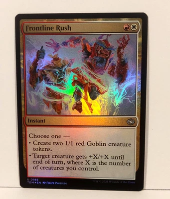 Frontline Rush Pokemon Tarjeta Coleccionable Magic The Gathering Lámina | (Nuevo) Tarkir: Dragonstorm  Foto 1 de 3
