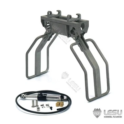 Metal Hay Clamp for LESU 1/14 Scale Aoue LT5 LT5H Skid Steer RC Loader . - Image 1 of 4