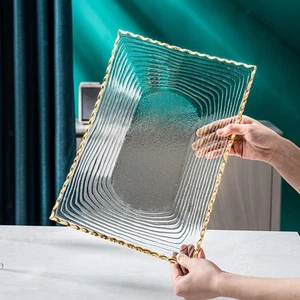 Glass Fruit Bowl Fruit Holder Serving Tray - Picture 1 of 9