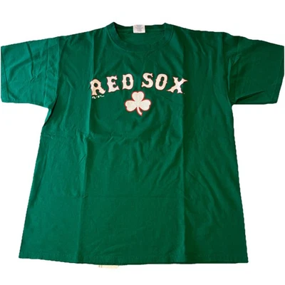 David Ortiz Boston Red Sox St. Patrick’s Day Tshirt Size XL  Green - Image 1 of 4