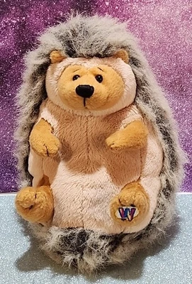 Webkinz Hedgehog Brown Plush Stuffed Ganz No Code Soft Toy - Image 1 of 4