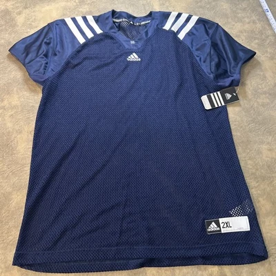 Camiseta de entrenamiento de fútbol Adidas 2XL azul marino rendimiento en blanco 2013 sin existencias Foto 1 de 4