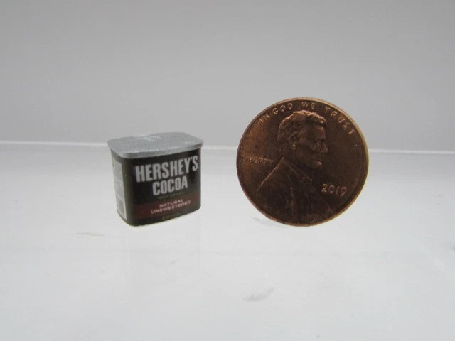 CINDI'S MINIS Dollhouse Miniature Replica Container of Hershey Cocoa Mix G161