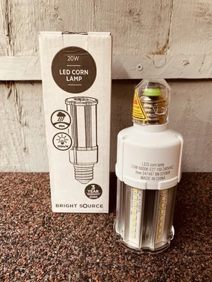 💡 BRIGHT SOURCE E27 20W 6000K 247487 LED CORN LAMP BULB - Image 1 of 4