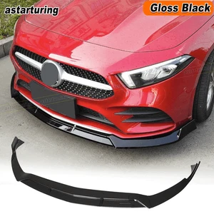 For 2019-2022 Mercedes Benz W177 A220 A200 A250 A35 AMG Front Bumper Lip Spoiler - Picture 1 of 13