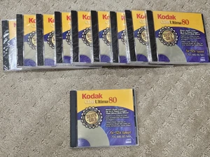 CD-R Kodak Ultima 80 min 1x-12x 700MB/80Min (9 Discs New Sealed ,1 open ) - Afbeelding 1 van 4