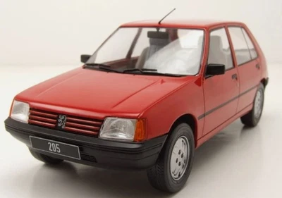 MODELCAR, Peugeot 205 rossa del 1984, 1/18,  MOD18492 - Immagine 1 di 4
