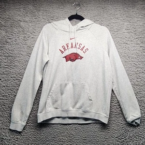 Nike Arkansas Razorbacks Camisa Para Hombre Sudadera Mediana Sudadera con Capucha Centro Swoosh - Imagen 1 de 11