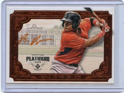 Onyx #Pe15A-RD 2015 autógrafo Rafael Devers lámina naranja radiocontrol SP/25, Boston Red Sox Foto 1 de 2