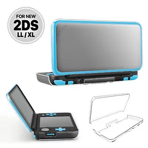 Neu Nintendo 2DS XL LL Hülle - Transparente Hartschale Schutzhülle Durchsichtig Hülle Cover - Bild 1 von 7