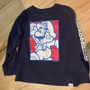 babyGap | Super Mario™ Graphic Long Sleeve T-Shirt Boys Size 5T - Picture 1 of 6