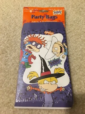 Rugrats Collectible Halloween Party 18 Treats Paper Bags 4"x6" American Greeting - Image 1 of 4