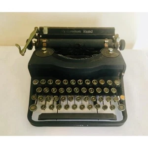 Remington Rand Typewriter Antique Vintage Operation not Confirmed - Picture 1 of 4