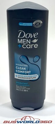 DOVE MEN +CARE - CLEAN COMFORT Hydrating Body+Face WASH Micromoisture - NEW 18oz - Image 1 of 3