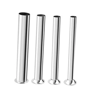 Stainless Steel Sausage Stuffing Tubes, 4 Sizes Meat Grinder Sausage Stuffer - Picture 1 of 8