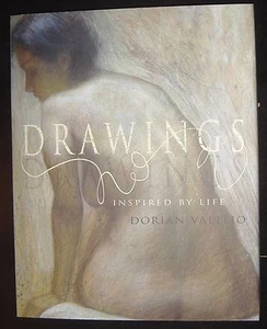 DRAWINGS INSPIRED BY LIFE DORIAN VALLEJO SCARCE DUST JACKET ART SKETCHES - Picture 1 of 7
