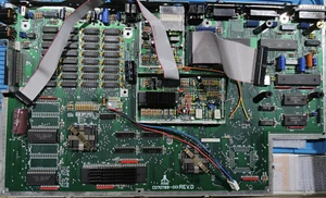 Atari 1040 STFM Mainboard C070789-001 Rev. D inkl. RGBTOHDMI Breakout Board - Bild 1 von 3