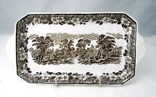 Wedgwood WOODLAND BROWN Small Handled Tray (for Sugar & Creamer, not included)