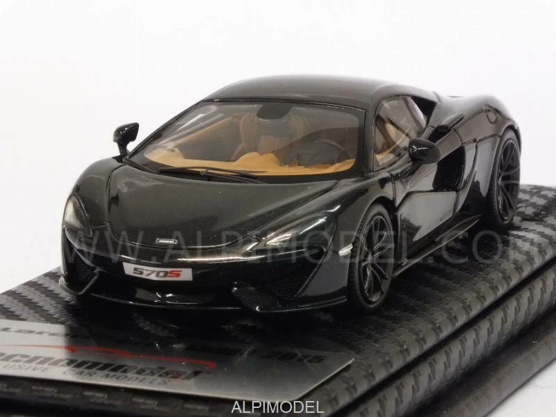 McLaren 570S Coupe 2015  Onyx Black 1:43 TECNOMODEL TM43-EX02D - Immagine 1 di 1