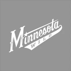 Minnesota Wild #4 NHL Team Logo 1 Farbe Vinyl Aufkleber Sticker Auto Fenster Wand - Bild 1 von 7