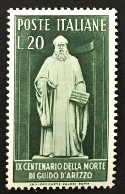 Arte Italia Scott 541 como nuevo nunca montado 1950 Foto 1 de 2