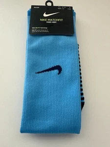Nike MatchFit OTC Knee High Soccer Socks SM CV1956-412 Size YTH 3Y-5Y Blue - Picture 1 of 2