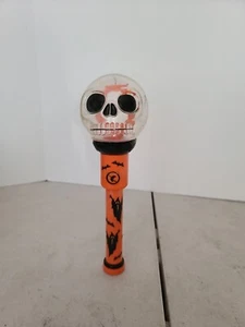 Vintage Halloween Skull Head Light Spinning Scary Noise - Picture 1 of 12