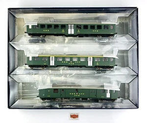 PG22 - LILIPUT H0 L350024 - SET DE TREN VIAJEROS SBB ÉPOCA III 3 COCHES - Foto 1 di 3
