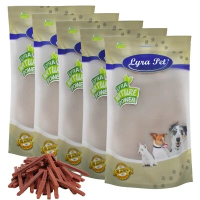 5 kg Lammdörrfleisch Kausnack Kauartikel Hundefutter Hund Lamm fettarm Lyra Pet® - Bild 1 von 4