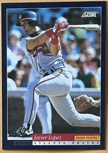 JAVY LOPEZ, 1994 SCORE ROOKIE CARD, BASEBALL LEGEND ! COOL ! - Picture 1 of 1