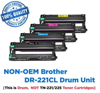 DR-221CL Drum Unit For Brother MFC-9130CW 9330CDW 9340CDW HL-3170CDW 3180 - Image 1 of 2