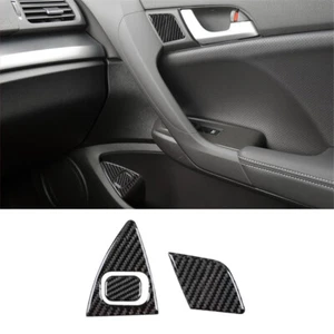 Cubierta interior de fibra de carbono para puerta lateral del pasajero 3 piezas para Acura TSX - Imagen 1 de 13