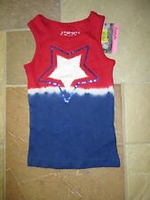 NWT Girls, 4,5, Flapdoodles Tie Dye 4th of July Red/White/Blue Star Tank Top!!