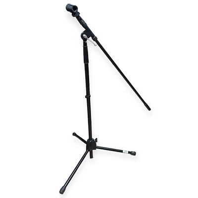 On Stage ProLine MS220 Black Tripod Boom Microphone Stand - Image 1 of 4