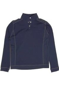 Alfani Men's Pullover Shirt (Large, Blue Notte CBO) - Picture 1 of 4
