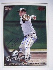 CHRIS BALCOM-MILLER signed ROCKIE RED SOX 2010 Topps Pro Debut baseball card 229