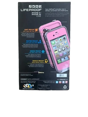 LifeProof 保护壳 / Apple iPhone 4 + 4s (Pink) — 第 1/4 张图片