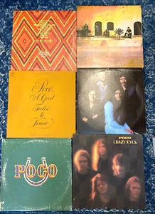 Poco lot 6 LPs Crazy Eyes Cantamos Cimarron Good Feelin' Seven Heels VG+ READ - Imagen 1 de 5